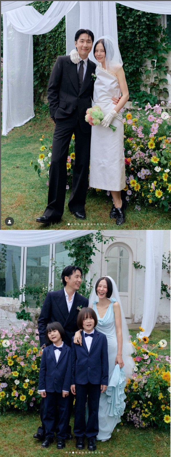 "비 그친 날의 약속"…<b>김나영</b>, <b>마이큐</b>와 <b>결혼식</b> 올리며 감사 인사